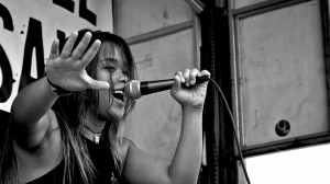 Francheska Pastor, Singer of Bad Seed Rising, at the 2016 Vans Warped Tour