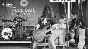 Louey Peraza, bassplayer, of Bad Seed Risiing at Vans Warped Tour 2016 - Houston, TX