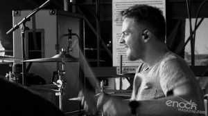 Adrian "AJ" Rebollo, Drummer of Issues, live at the 2016 Warped Tour in Houston, TX